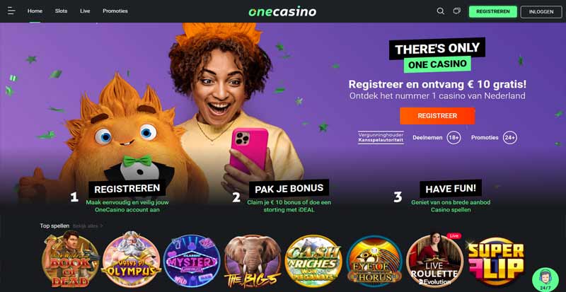 One Casino screenshot